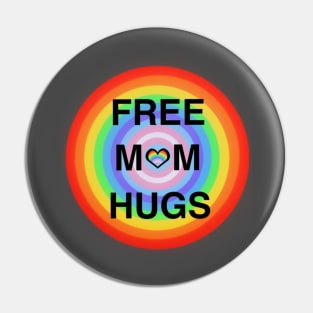 Free Mom Hugs Pin