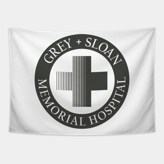 Grey & Sloan Memorial Hospital Logo Tapestry by tvshirts