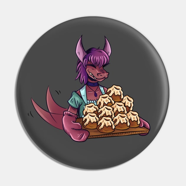 Cute Kobold Offers Sweetrolls Pin by MysticDreams 