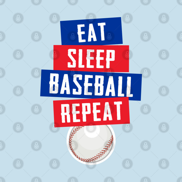 Discover Eat Sleep Baseball Repeat - Funny Baseball - Baseball - T-Shirt