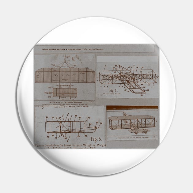 Wright Brother's Patent v2 Pin by 3ric-