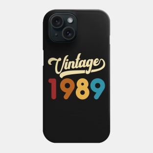 1989 Vintage Gift 31st Birthday Retro Style Phone Case