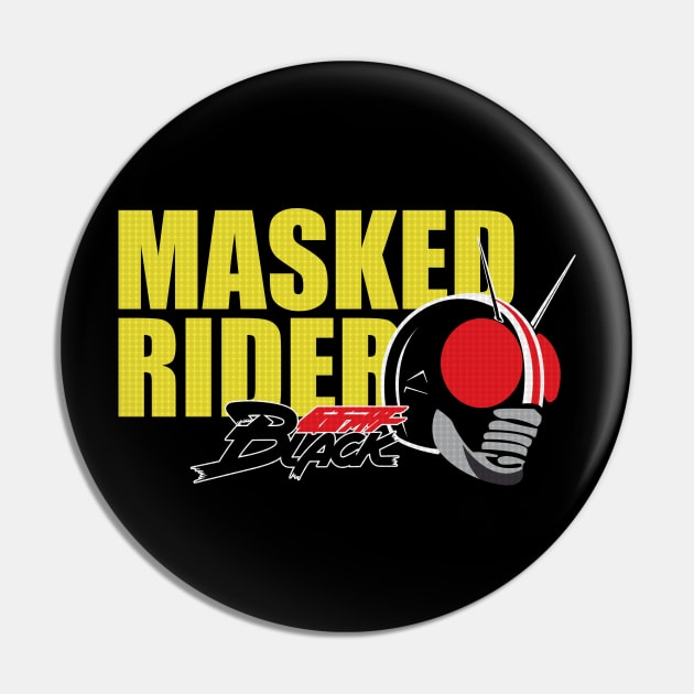 Mask Rider Black Pin by iMAK