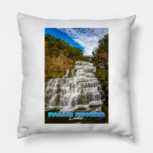 Hector Falls Finger Lakes New York Pillow