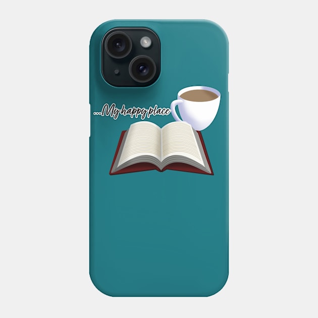 Coffee and a book Phone Case by FFpopDesigns