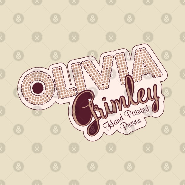 Olivia Grimley Hand Painted Purses Logo by O GRIMLEY