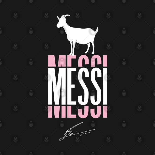 Leo Messi In Inter Miami by Teeartspace