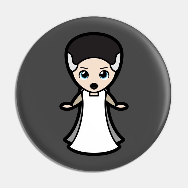 Bride of Frankenstein Tooniefied Pin by Tooniefied