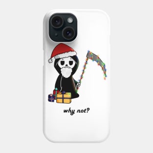 Christmas Grim Reaper Phone Case