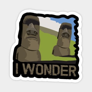 Easter island heads Magnet