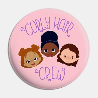 Curly Hair Crew Pin