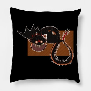 Orange Alternate Whispering Death Pillow