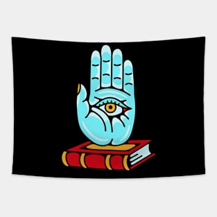 Hand book eye Tapestry