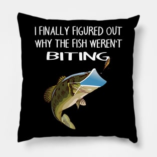 Freshwater Fishes Wearing Mask Pillow