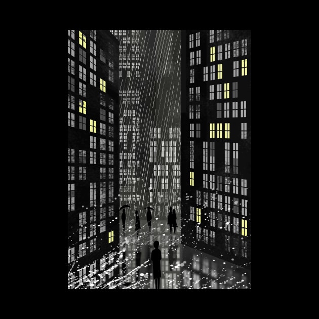 Rain in the City by Scratch