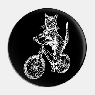 SEEMBO Cat Cycling Bicycle Bicycling Riding Bike Fun Biking Pin