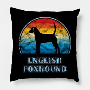 English Foxhound Vintage Design Dog Pillow