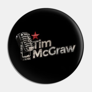 Tim McGraw - Vintage Microphone Pin