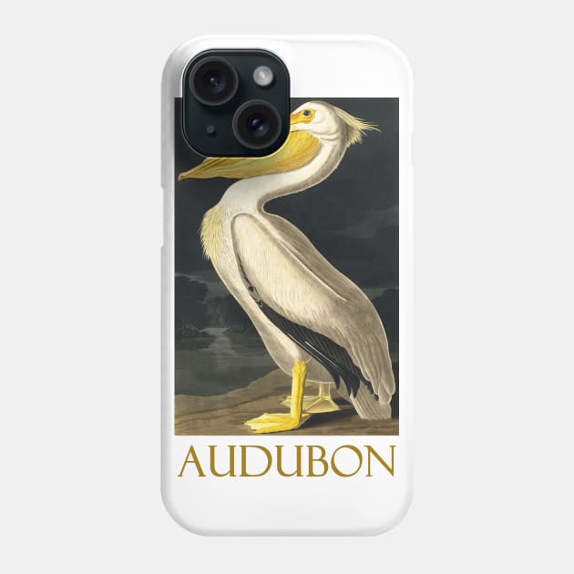 White Pelican by John James Audubon Phone Case by Naves