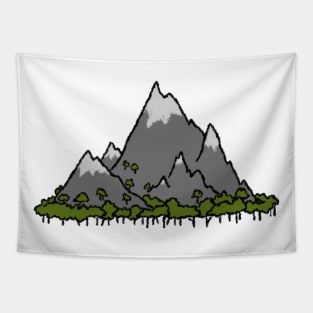 Joyous June Mountains Tapestry