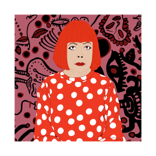 Yayoi Kusama portrait T-Shirt