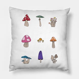 Fun-Guys Mushrooms Pillow