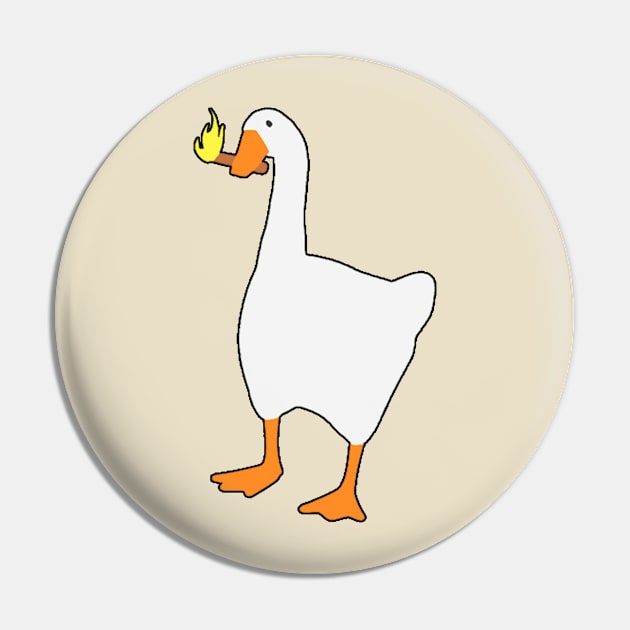 Goose Pin by lanaflowerz