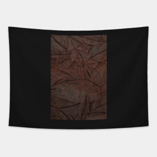 Brown leather texture closeup Tapestry