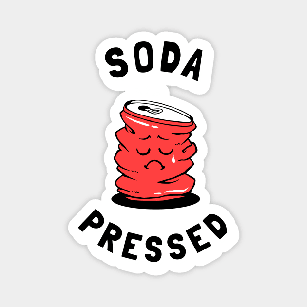 Soda Pressed Magnet by dumbshirts