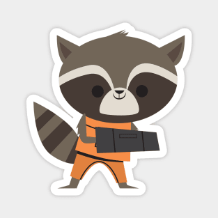 Rocket Racoon Magnet