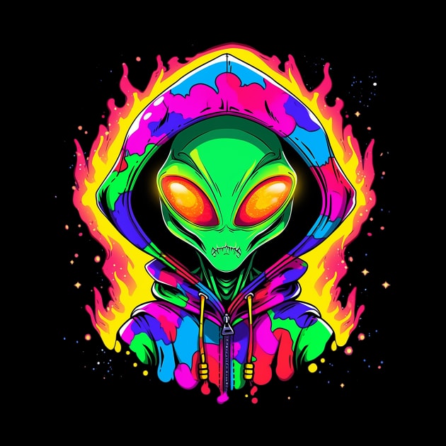 trippy alien by dorapeterx