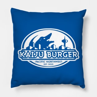 Kaiju Burger Restaurant Souvenir Tee Pillow