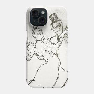 Dancing in the Moulin Rouge by Henri de Toulouse-Lautrec Phone Case