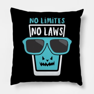 No Limites No Laws Pillow