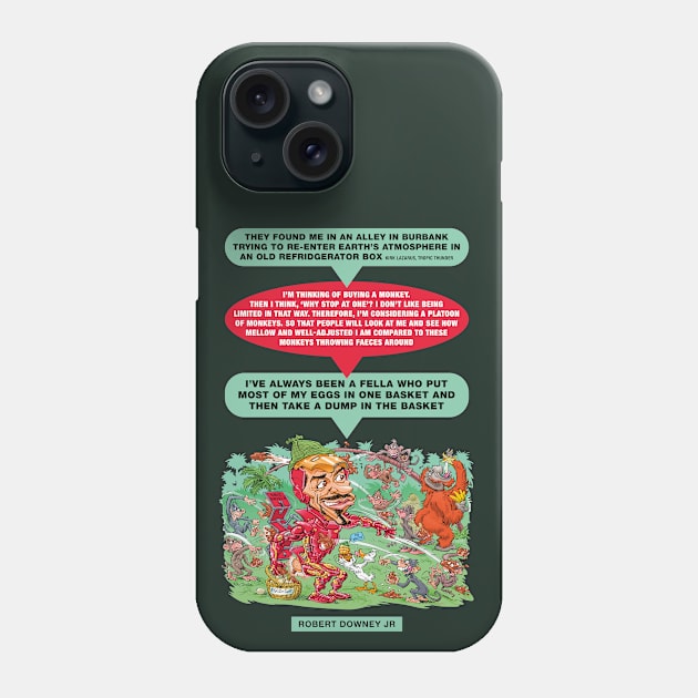 Robert Downey Jr. Phone Case by PLAYDIGITAL2020