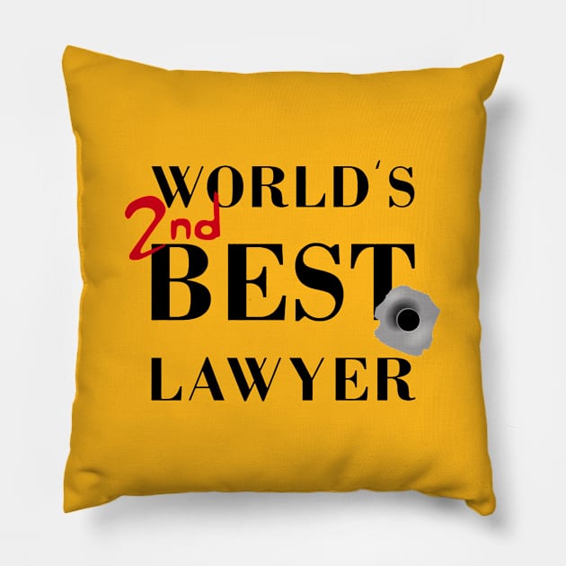 World's 2nd Bes° Lawyer Pillow by Altambo
