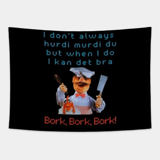 Funny Swedish Chef Tapestry