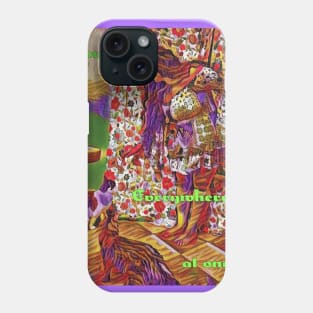 Rainbow Fairy Queen with Cats Phone Case