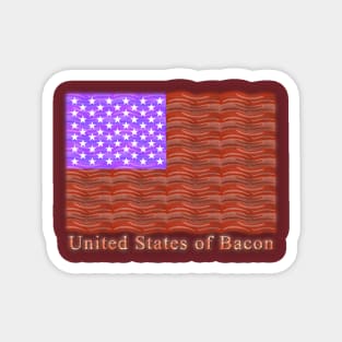 United States of Bacon Magnet