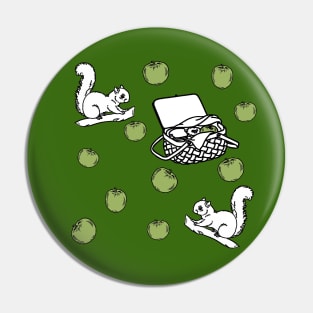 Squirrel Cider Pin