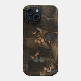 Farmers' Company Indoors by Adriaen van Ostade Phone Case