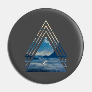 Beautiful Landscape in Geometric Shape Pin