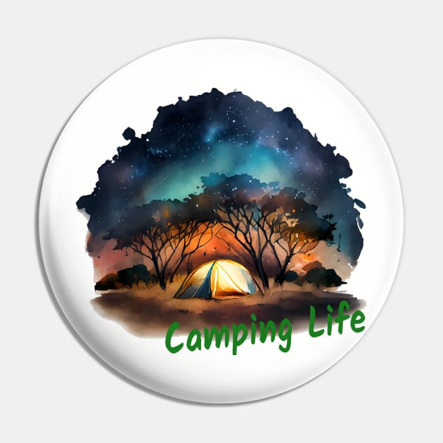 Camping Life Pin by Luxinda