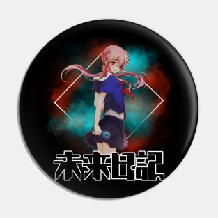 Yuno Gasai Love, Loyalty, And Madness Pin