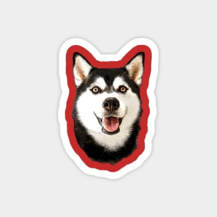 Siberian Husky Puppy Dog Gift Magnet