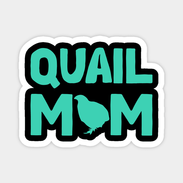 Quail Mom Magnet by Lakeside Quail