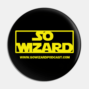 So Wizard Podcast - Logo in TFA Yellow Pin