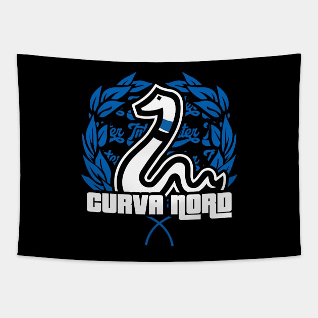 Curva nord inter Tapestry by lounesartdessin