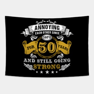 50Th Wedding Anniversary Husband Marriage Relationship Tapestry