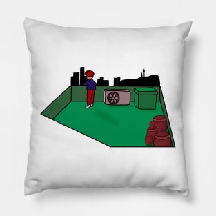 Green rooftop of Korea Pillow